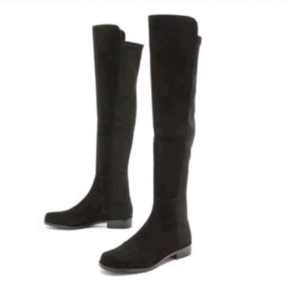 🆕️ STUART WEITZMAN 5050 SUEDE OVER THE KNEE BOOTS - Picture 6 of 7